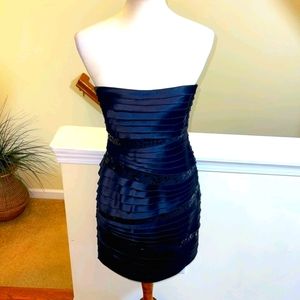 BCBG MaxAria | Satin~Sequin Centurion Tiered Dress